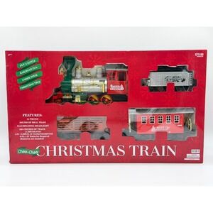 Hobby Lobby Choo-Choo Christmas Holiday Train Set w/ Track Battery Operated